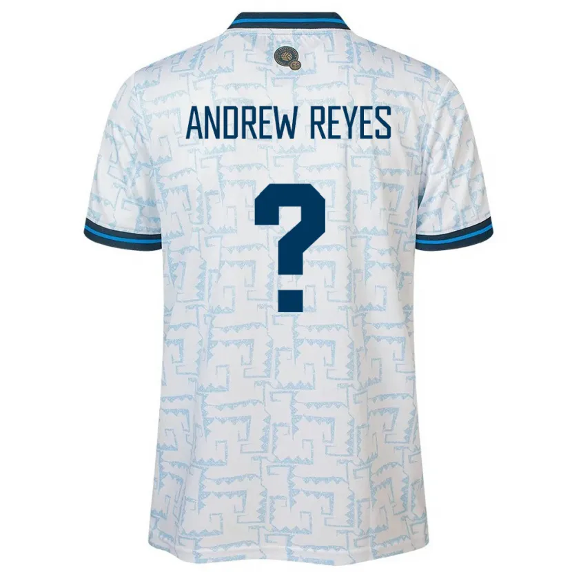 Danxen Kid El Salvador Andrew Reyes #0 White Away Jersey 24-26 T-Shirt