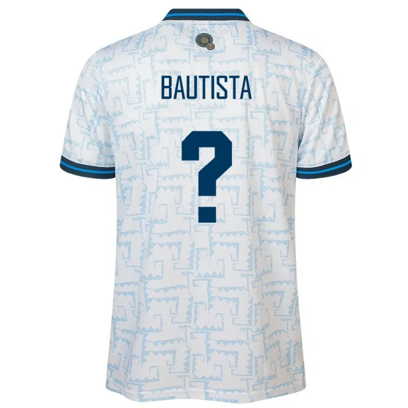 Danxen Kid El Salvador Ezequiel Bautista #0 White Away Jersey 24-26 T-Shirt