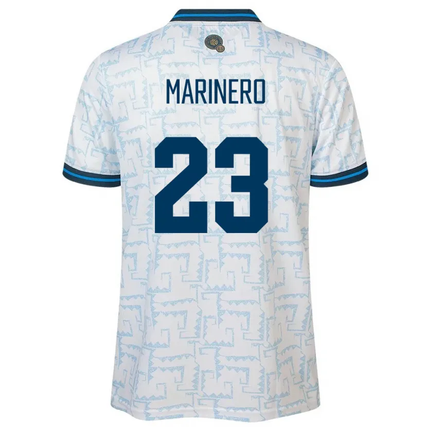 Danxen Kid El Salvador Amber Marinero #23 White Away Jersey 24-26 T-Shirt