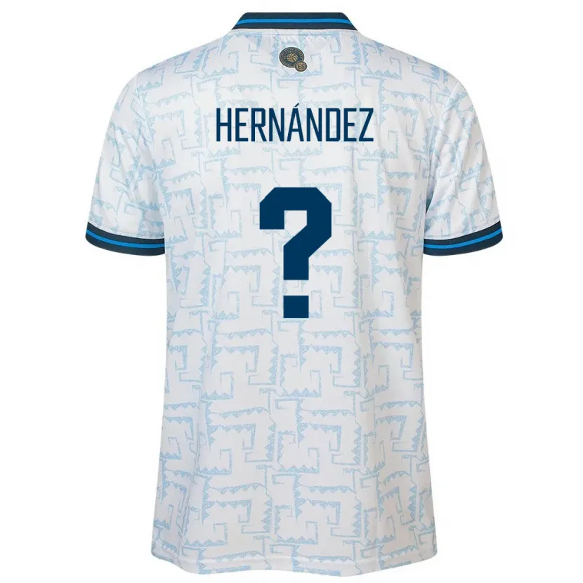 Danxen Kid El Salvador Irma Dolores Hernández #0 White Away Jersey 24-26 T-Shirt