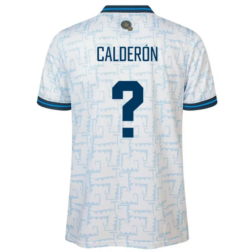 Danxen Kid El Salvador Paola Calderón #0 White Away Jersey 24-26 T-Shirt