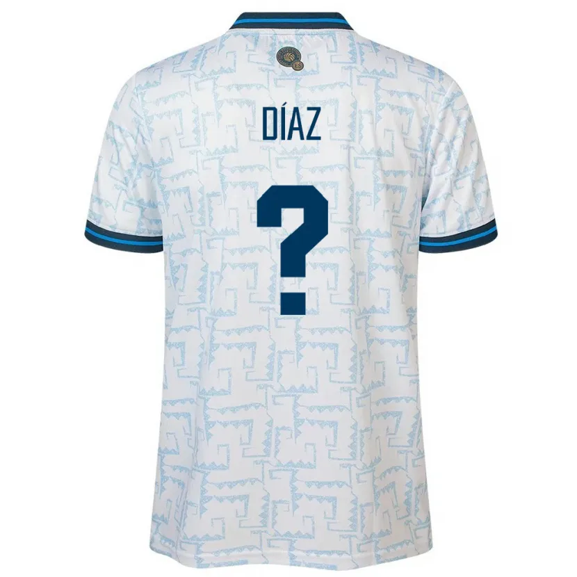 Danxen Kid El Salvador Jasmine Díaz #0 White Away Jersey 24-26 T-Shirt