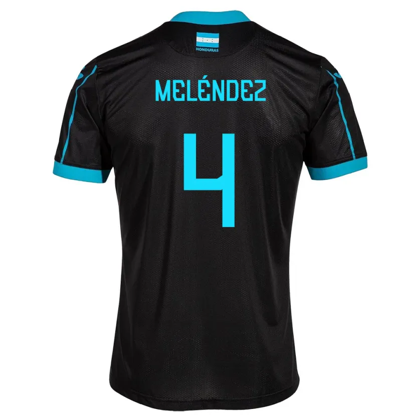 Danxen Kid Honduras Carlos Meléndez #4 Black Away Jersey 24-26 T-Shirt