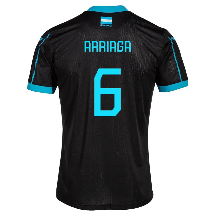 Danxen Kid Honduras Javier Arriaga #6 Black Away Jersey 24-26 T-Shirt