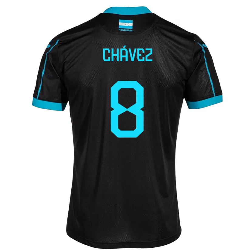 Danxen Kid Honduras Gerson Chávez #8 Black Away Jersey 24-26 T-Shirt