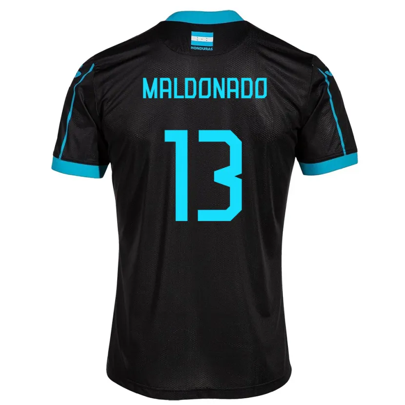 Danxen Kid Honduras Edwin Maldonado #13 Black Away Jersey 24-26 T-Shirt