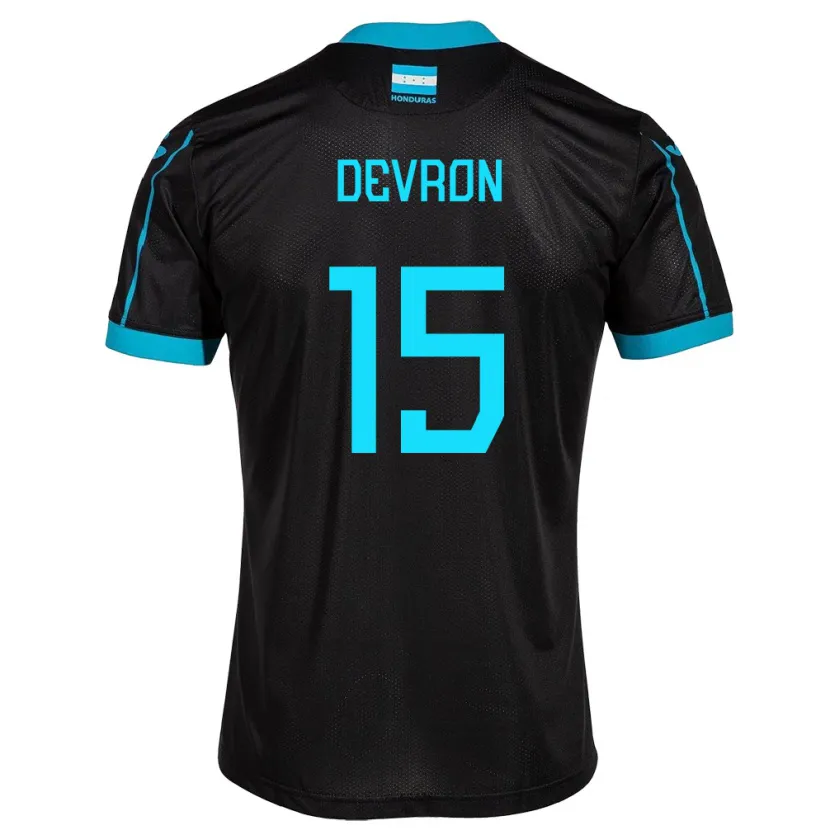 Danxen Kid Honduras Devron García #15 Black Away Jersey 24-26 T-Shirt