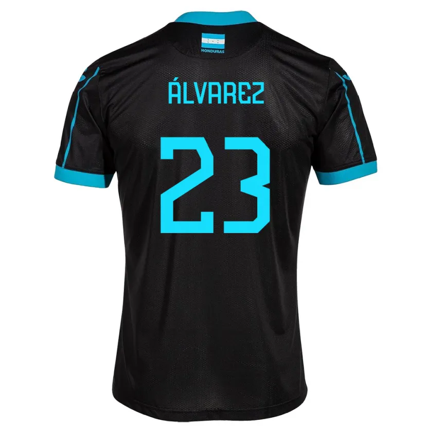 Danxen Kid Honduras Jorge Álvarez #23 Black Away Jersey 24-26 T-Shirt