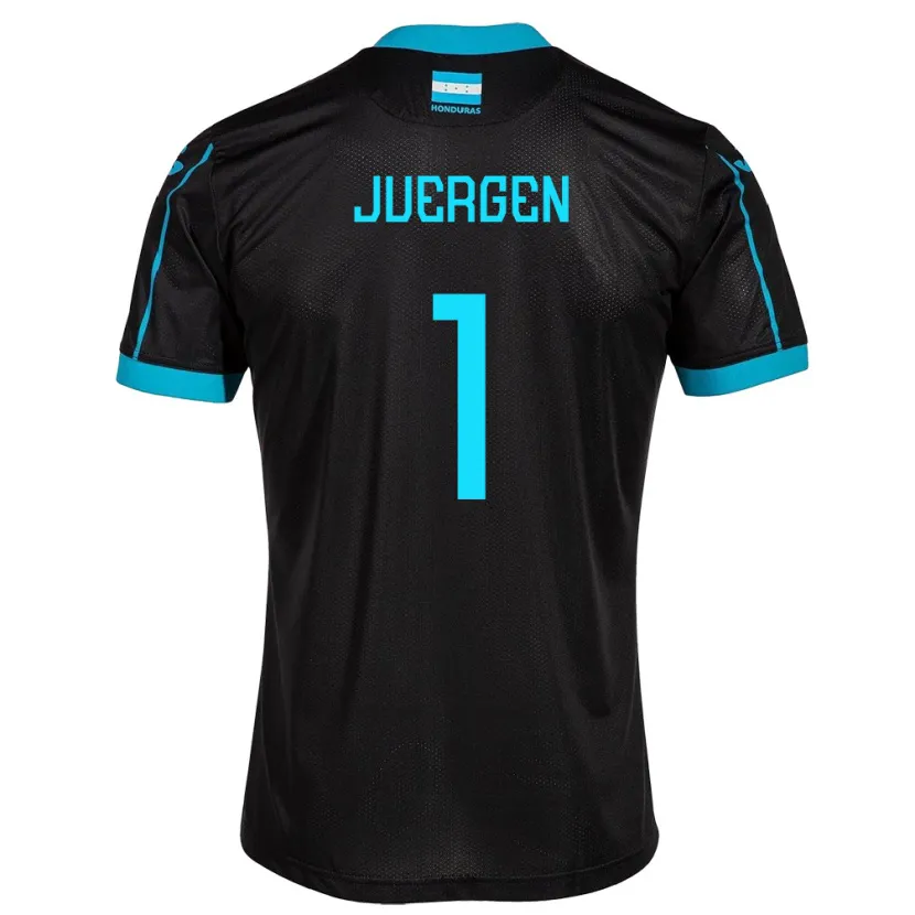 Danxen Kid Honduras Juergen García #1 Black Away Jersey 24-26 T-Shirt