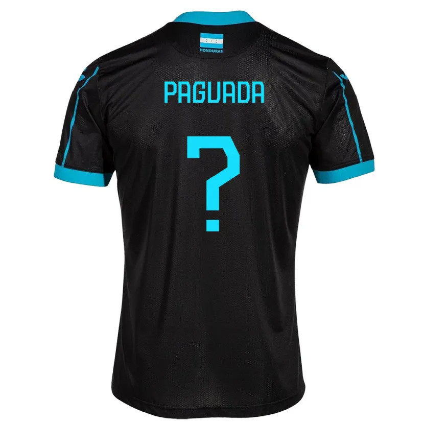 Danxen Kid Honduras Didier Paguada #0 Black Away Jersey 24-26 T-Shirt