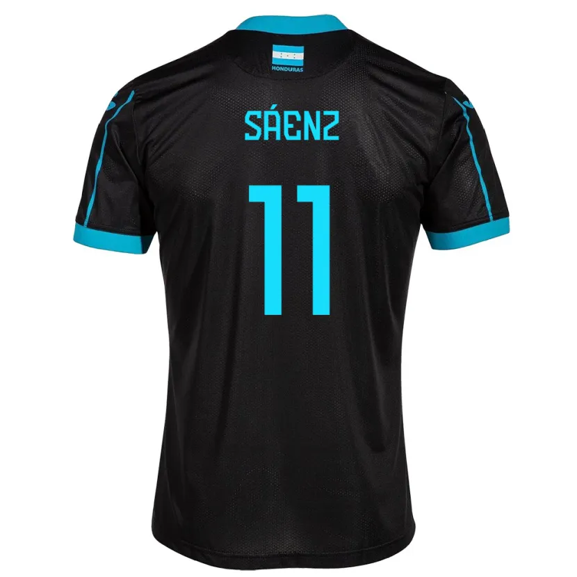 Danxen Kid Honduras Bryan Sáenz #11 Black Away Jersey 24-26 T-Shirt