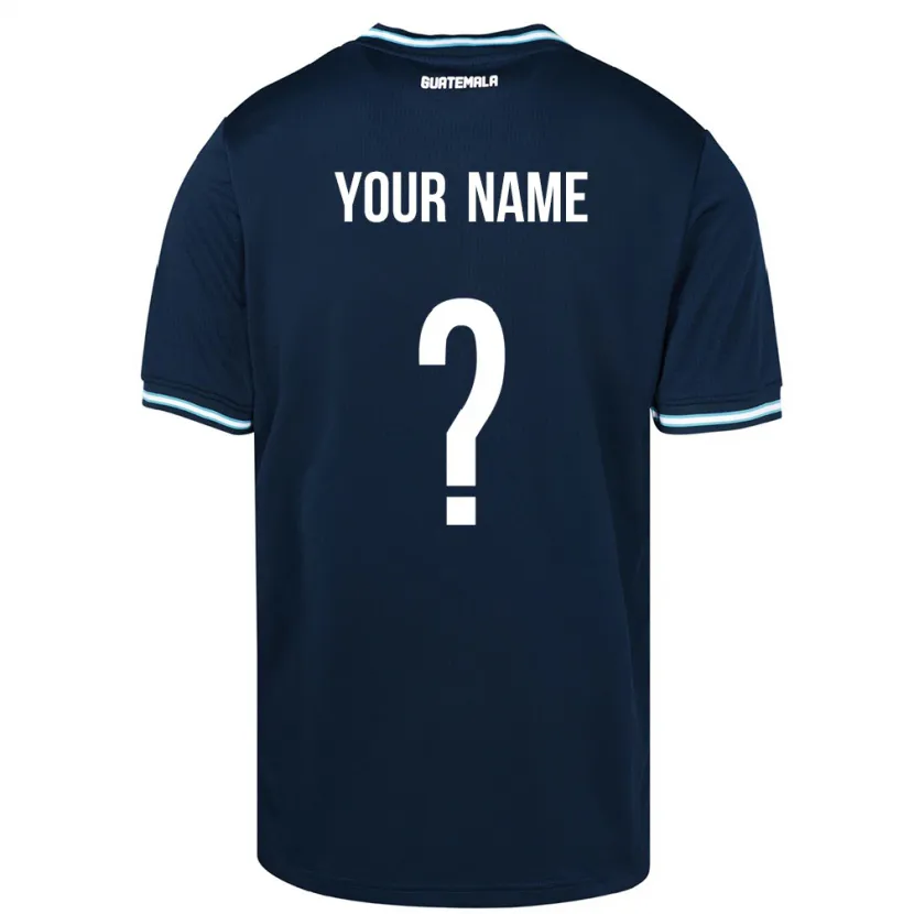 Danxen Kid Guatemala Your Name #0 Blue Away Jersey 24-26 T-Shirt