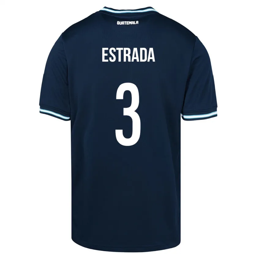 Danxen Kid Guatemala Carlos Estrada #3 Blue Away Jersey 24-26 T-Shirt