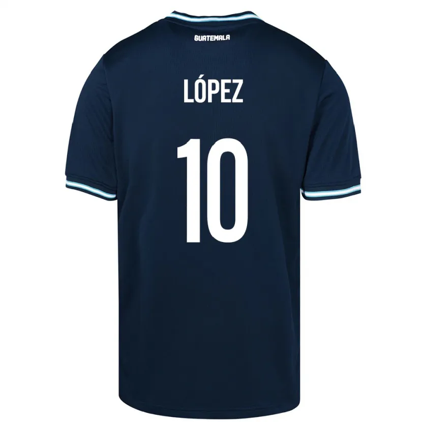 Danxen Kid Guatemala Antonio López #10 Blue Away Jersey 24-26 T-Shirt