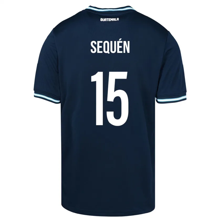 Danxen Kid Guatemala Marlon Sequén #15 Blue Away Jersey 24-26 T-Shirt