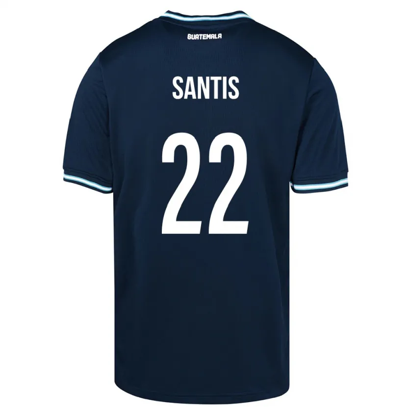 Danxen Kid Guatemala Diego Santis #22 Blue Away Jersey 24-26 T-Shirt