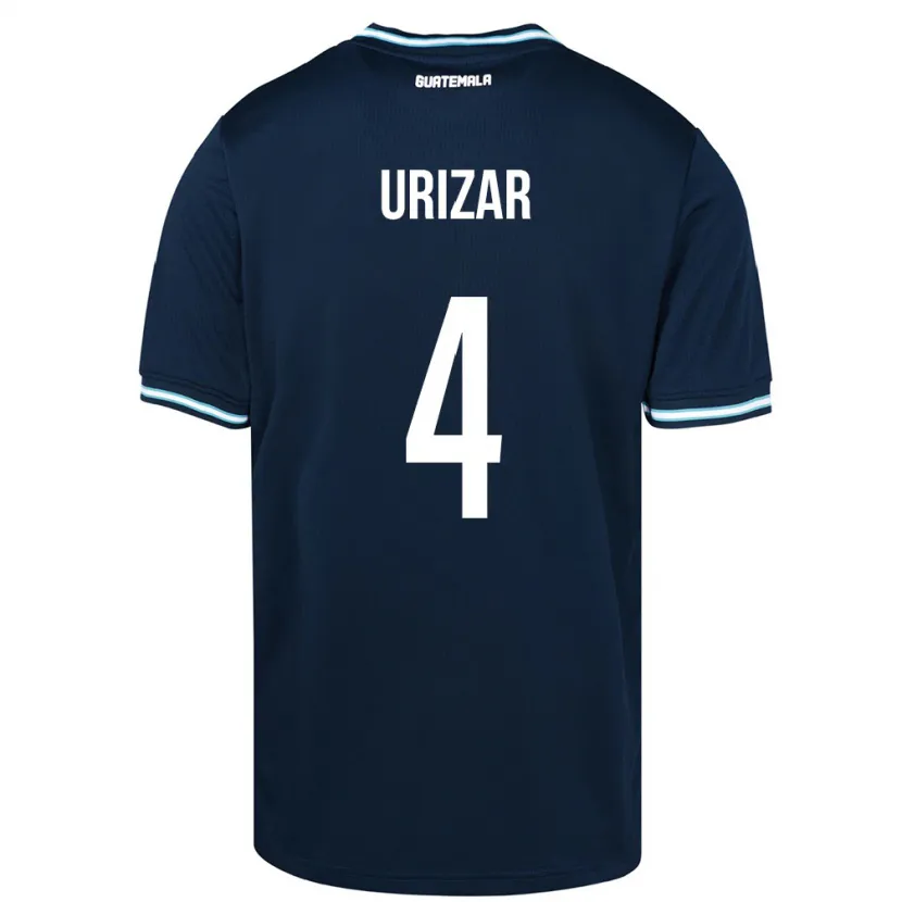 Danxen Kid Guatemala Jeshua Urizar #4 Blue Away Jersey 24-26 T-Shirt