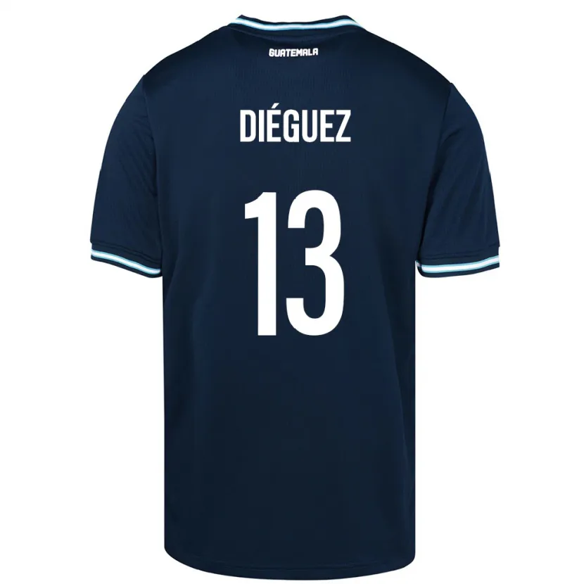 Danxen Kid Guatemala Jonathan Diéguez #13 Blue Away Jersey 24-26 T-Shirt