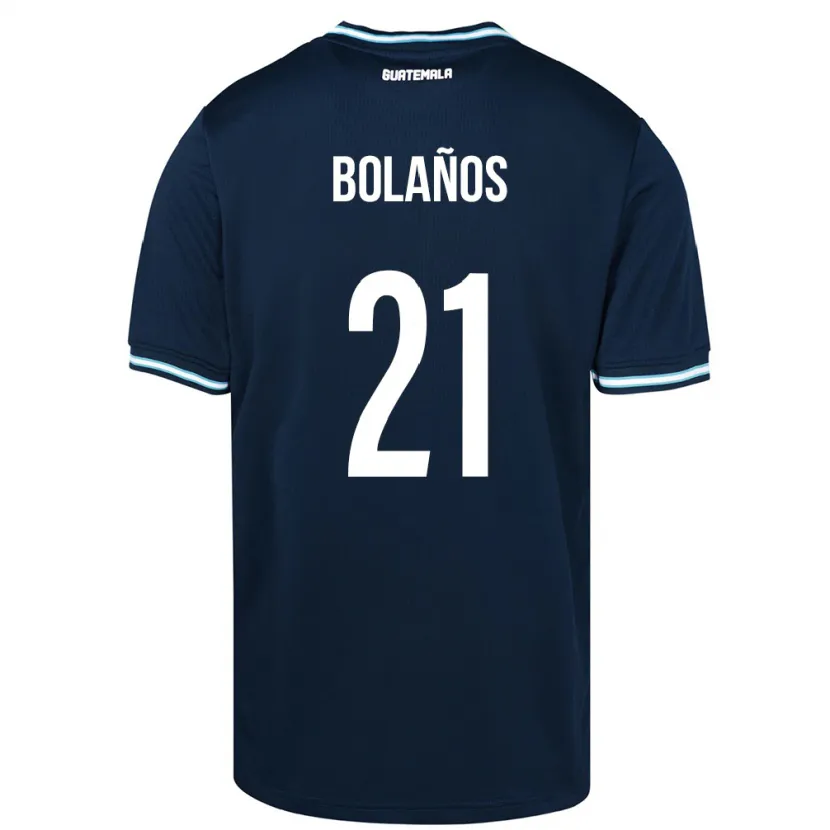 Danxen Kid Guatemala Diego Bolaños #21 Blue Away Jersey 24-26 T-Shirt