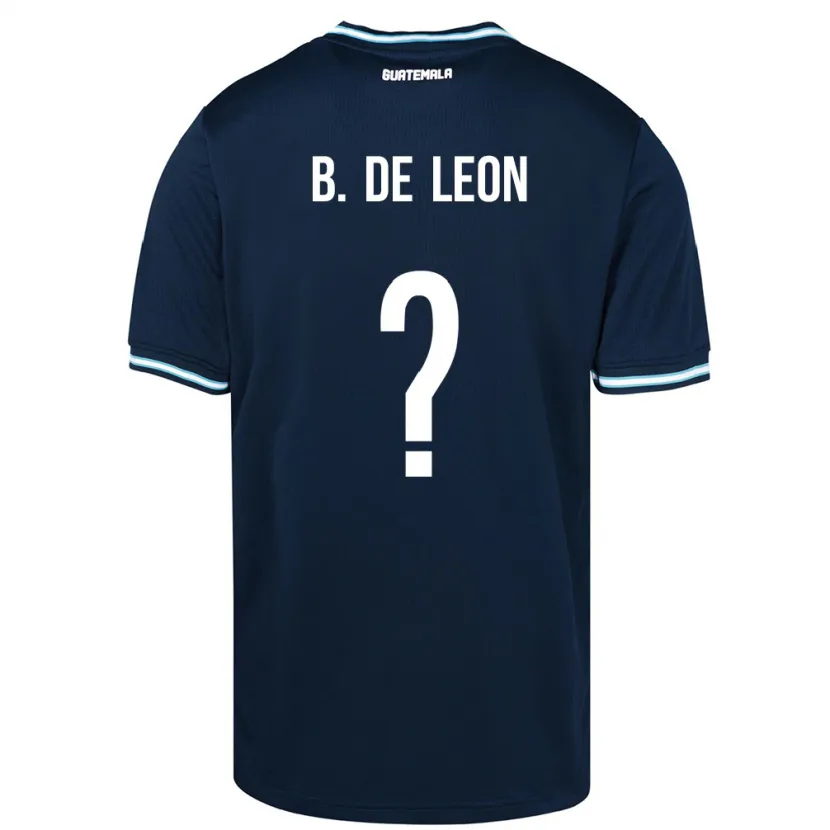 Danxen Kid Guatemala Brandon De Leon #0 Blue Away Jersey 24-26 T-Shirt