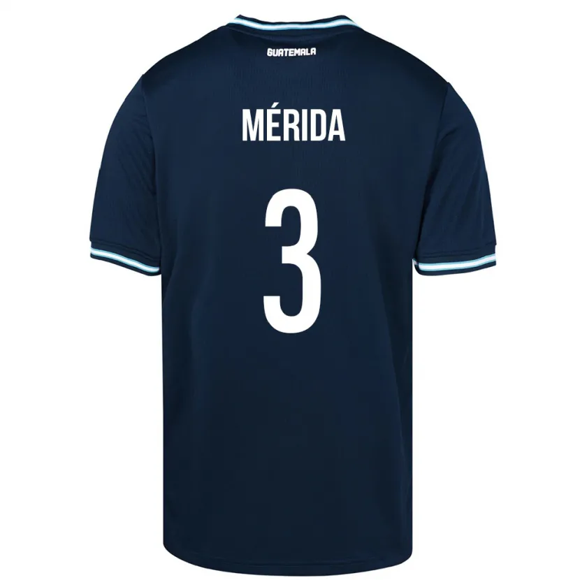 Danxen Kid Guatemala Daniel Mérida #3 Blue Away Jersey 24-26 T-Shirt