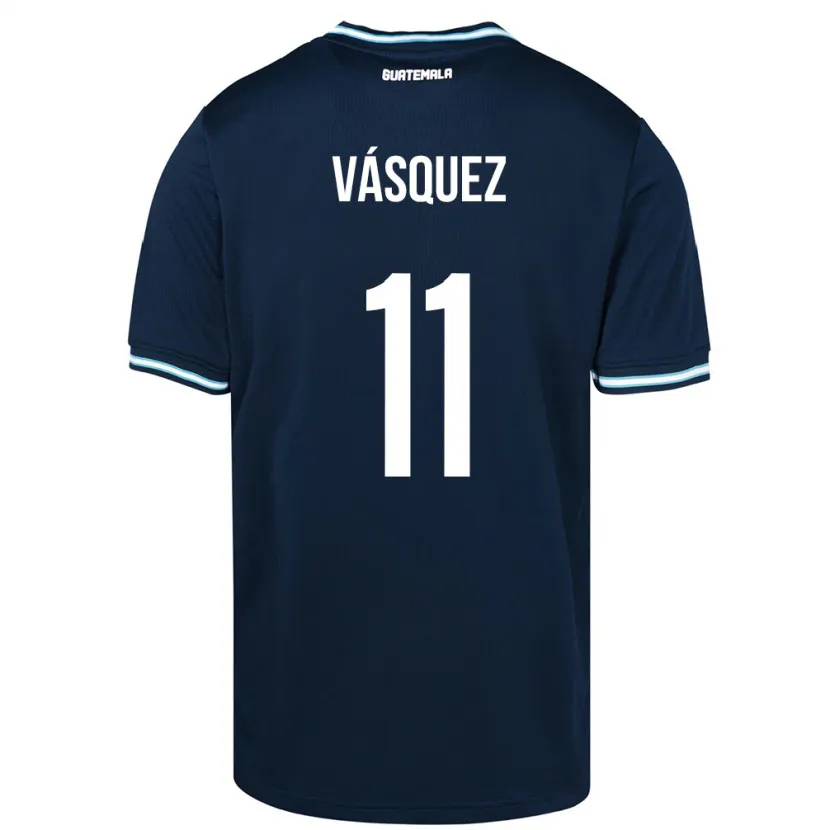 Danxen Kid Guatemala Gabino Vásquez #11 Blue Away Jersey 24-26 T-Shirt