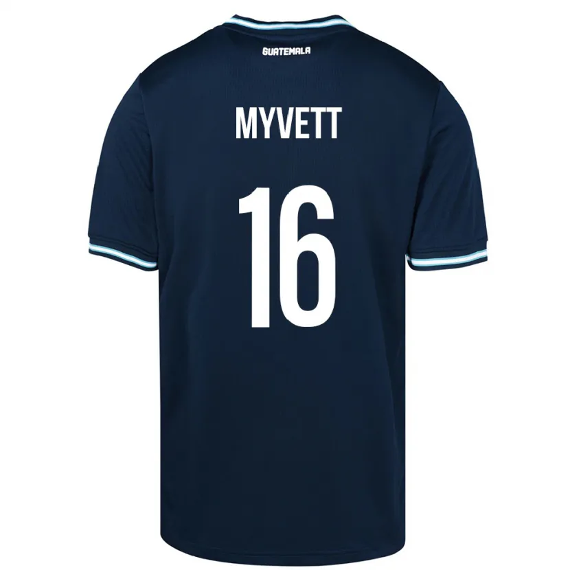 Danxen Kid Guatemala Jemery Myvett #16 Blue Away Jersey 24-26 T-Shirt