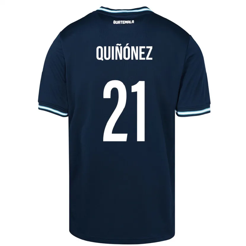 Danxen Kid Guatemala Andrea Quiñónez #21 Blue Away Jersey 24-26 T-Shirt