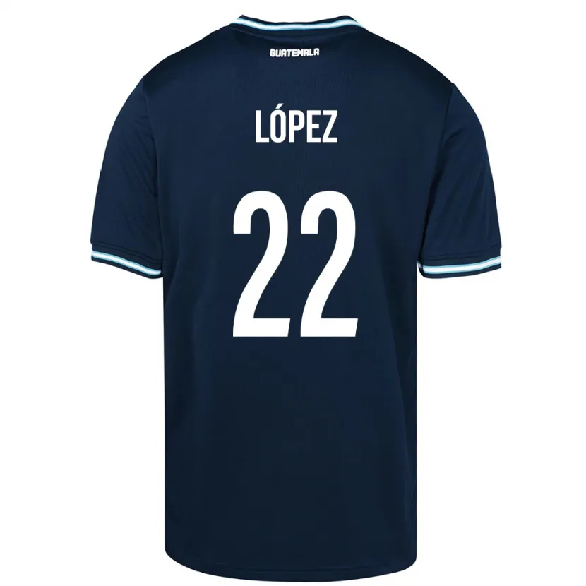 Danxen Kid Guatemala Whitney López #22 Blue Away Jersey 24-26 T-Shirt