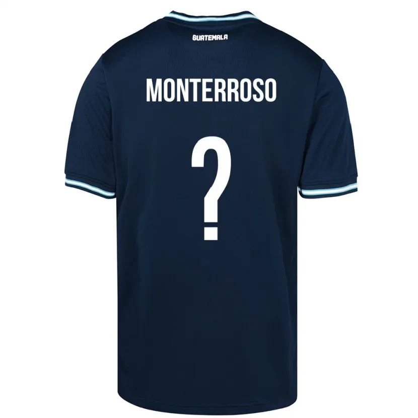 Danxen Kid Guatemala María Monterroso #0 Blue Away Jersey 24-26 T-Shirt