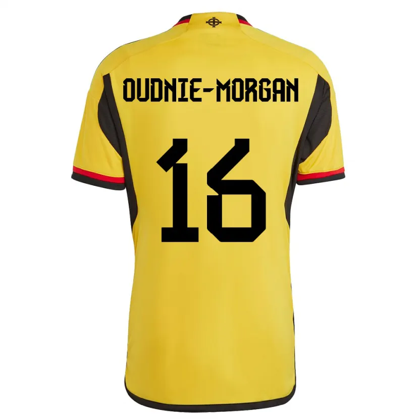 Danxen Kid Northern Ireland Rio Oudnie-Morgan #16 White Away Jersey 24-26 T-Shirt