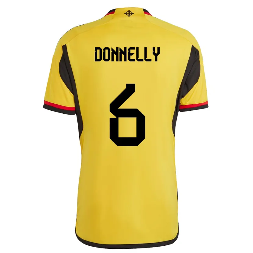 Danxen Kid Northern Ireland Ryan Donnelly #6 White Away Jersey 24-26 T-Shirt