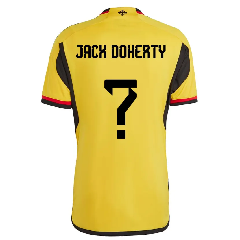 Danxen Kid Northern Ireland Jack Doherty #0 White Away Jersey 24-26 T-Shirt