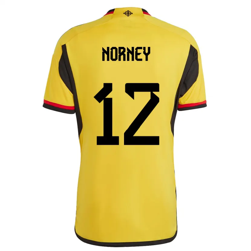 Danxen Kid Northern Ireland Rachael Norney #12 White Away Jersey 24-26 T-Shirt