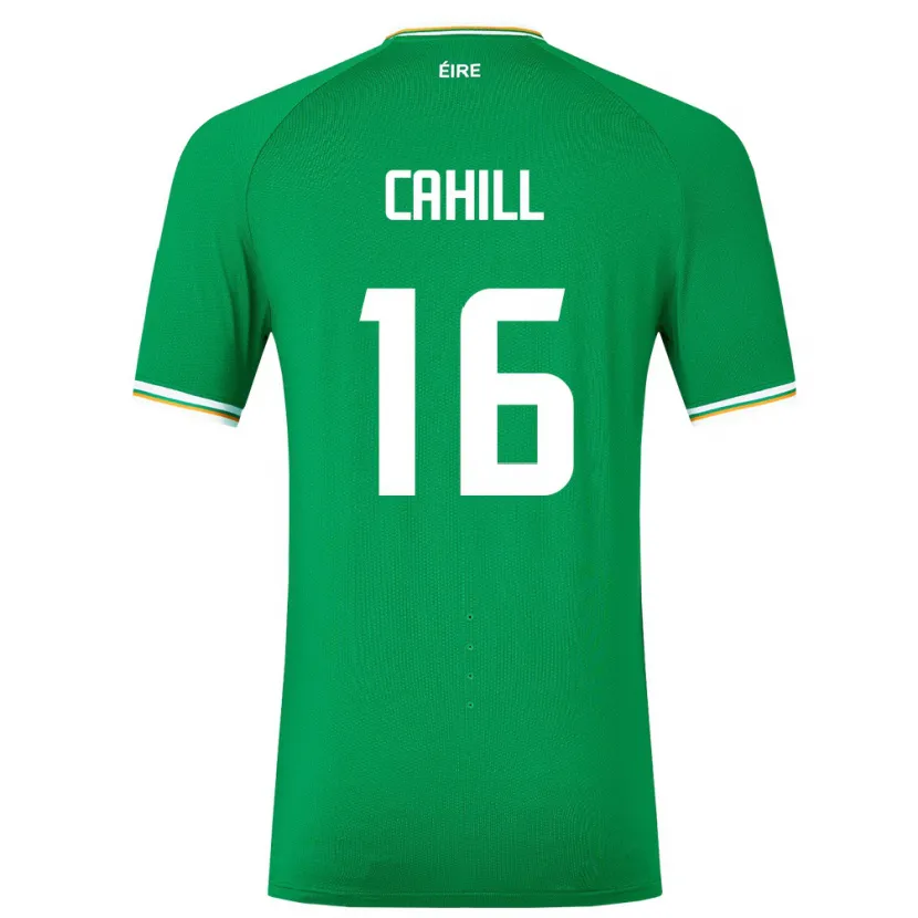 Danxen Men Ireland Killian Cahill #16 Green Home Jersey 24-26 T-Shirt