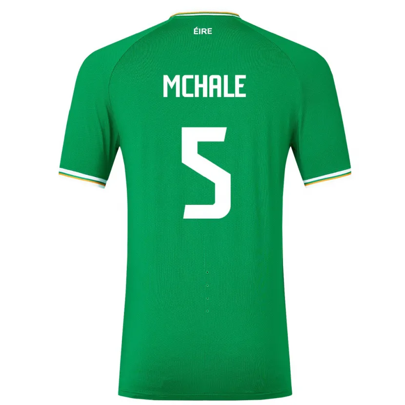 Danxen Men Ireland Sean Mchale #5 Green Home Jersey 24-26 T-Shirt