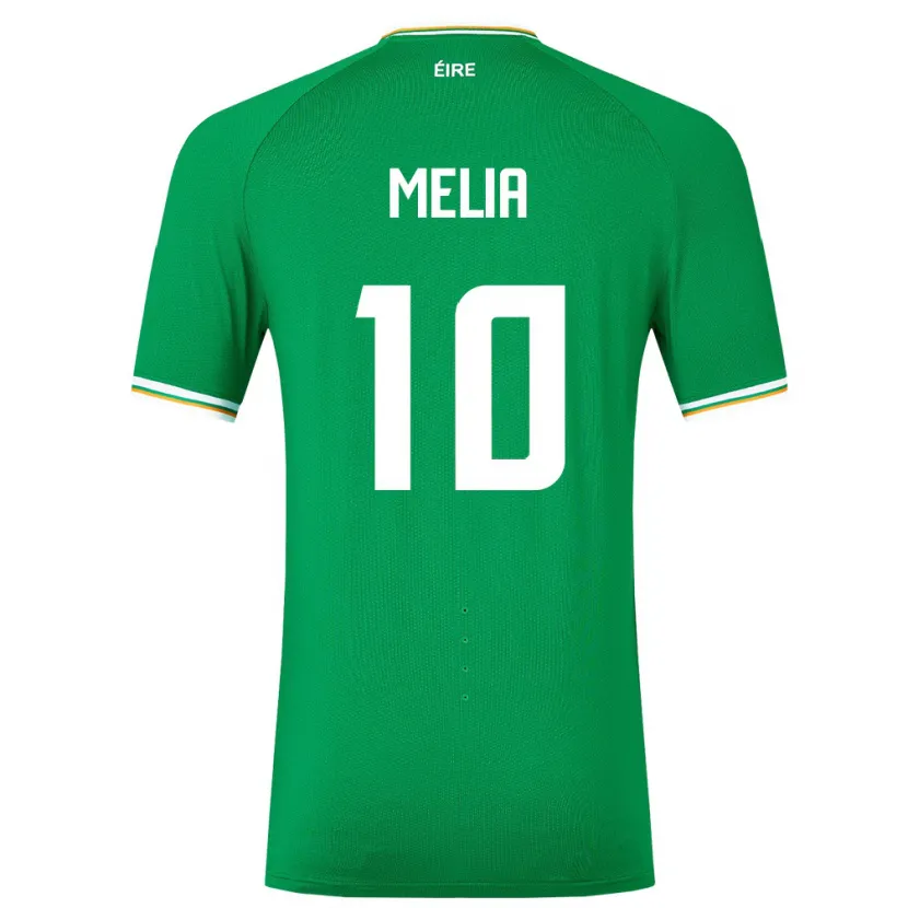 Danxen Men Ireland Mason Melia #10 Green Home Jersey 24-26 T-Shirt