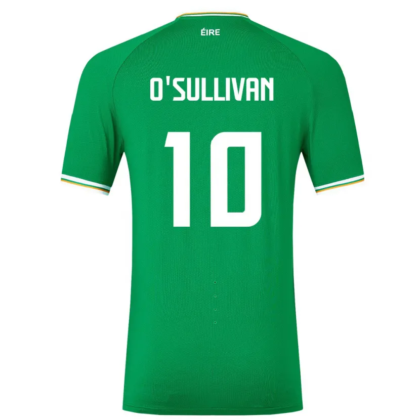 Danxen Men Ireland Denise O'sullivan #10 Green Home Jersey 24-26 T-Shirt