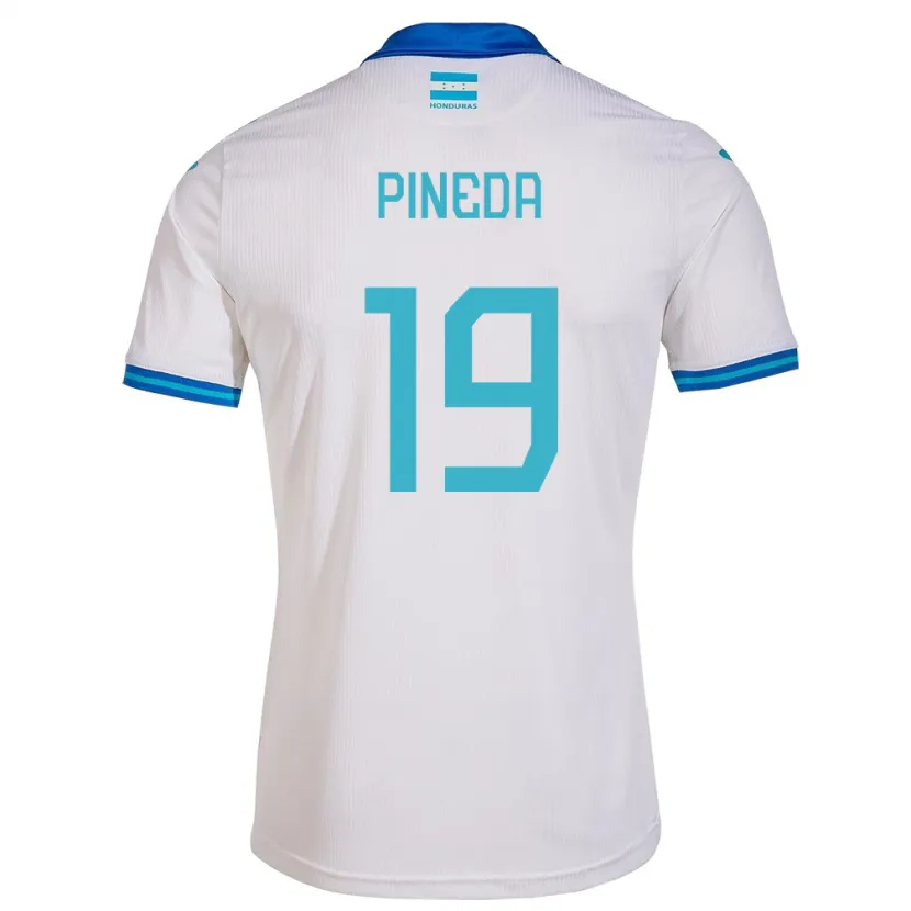 Danxen Men Honduras Carlos Pineda #19 White Home Jersey 24-26 T-Shirt