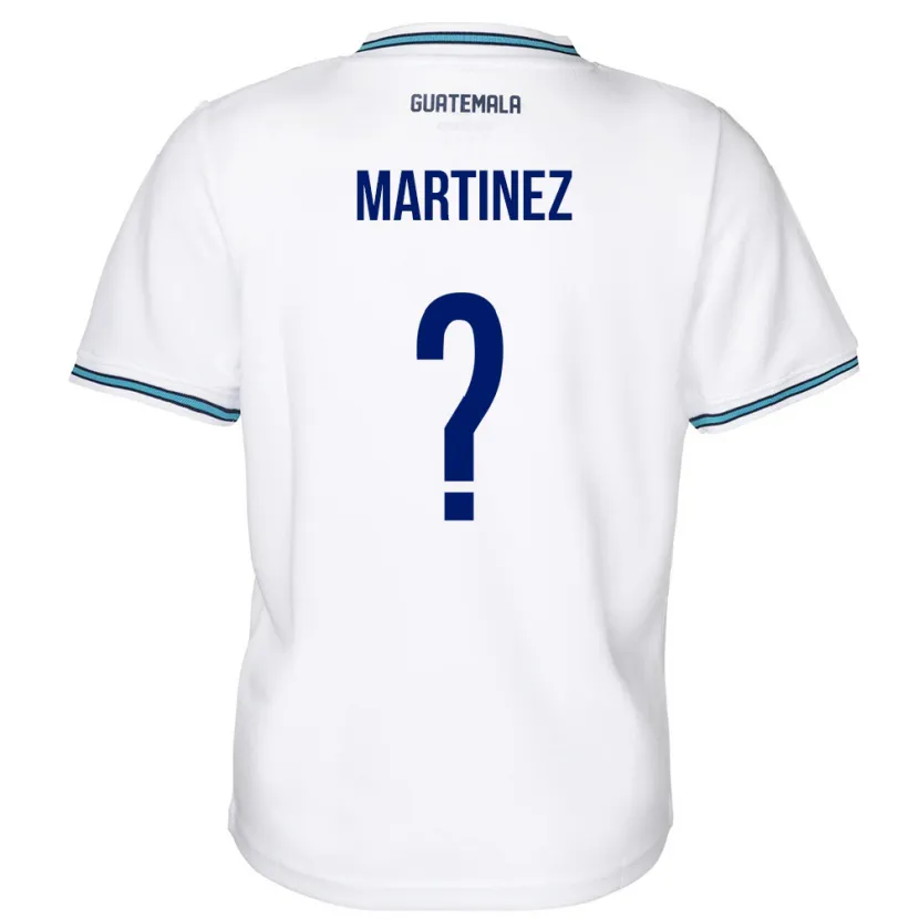 Danxen Men Guatemala José Carlos Martinez #0 White Home Jersey 24-26 T-Shirt