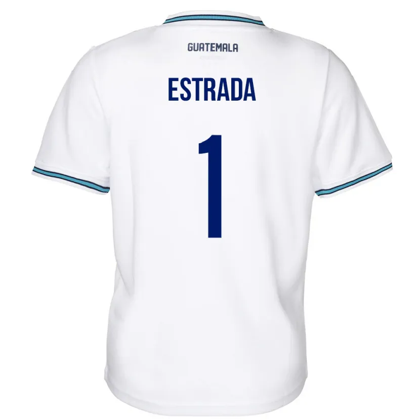 Danxen Men Guatemala Alexia Estrada #1 White Home Jersey 24-26 T-Shirt