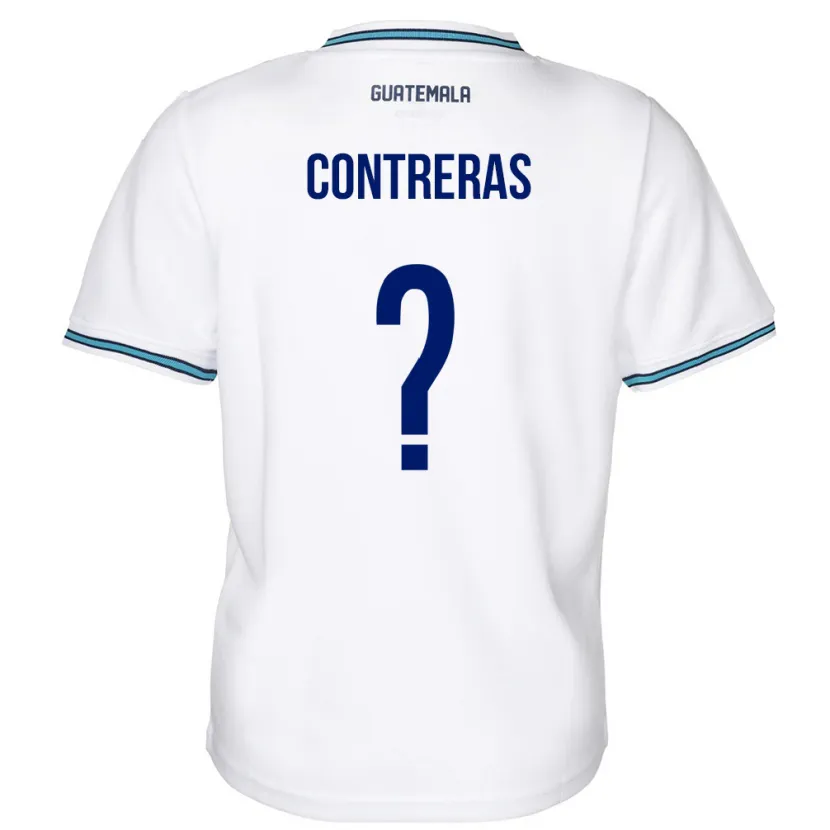 Danxen Men Guatemala Betzael Contreras #0 White Home Jersey 24-26 T-Shirt