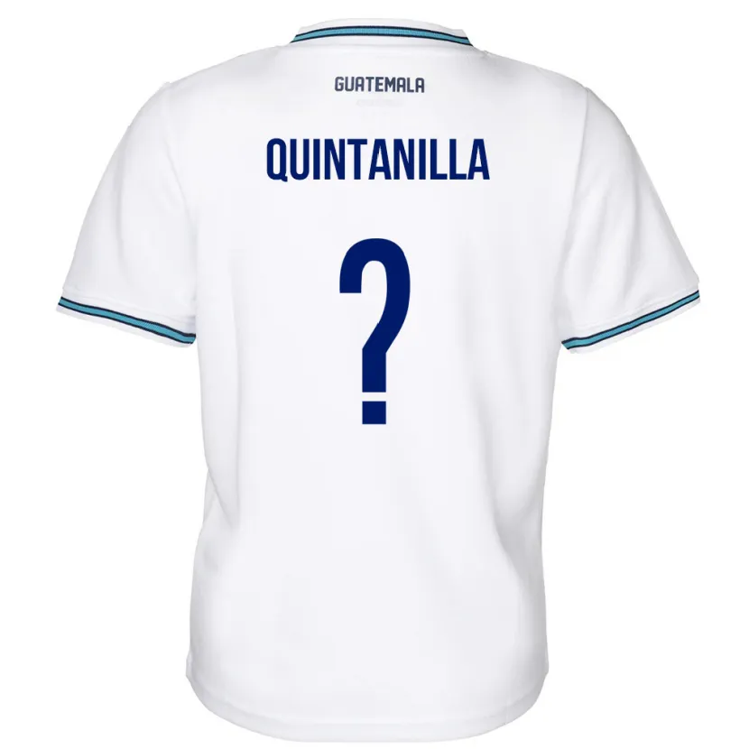 Danxen Men Guatemala Anayelli Quintanilla #0 White Home Jersey 24-26 T-Shirt