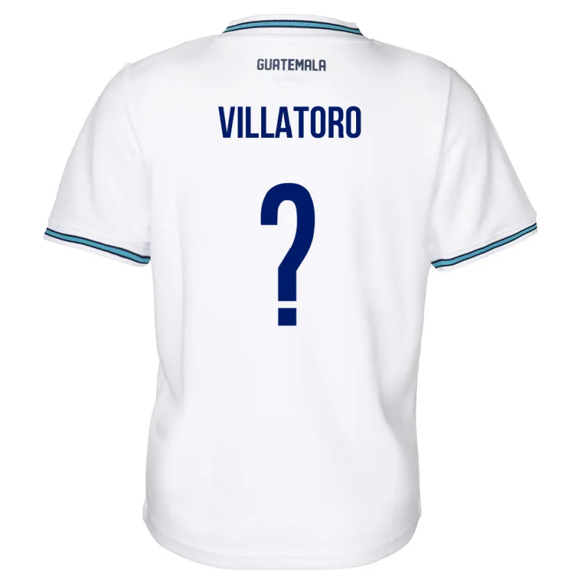 Danxen Men Guatemala Grace Villatoro #0 White Home Jersey 24-26 T-Shirt