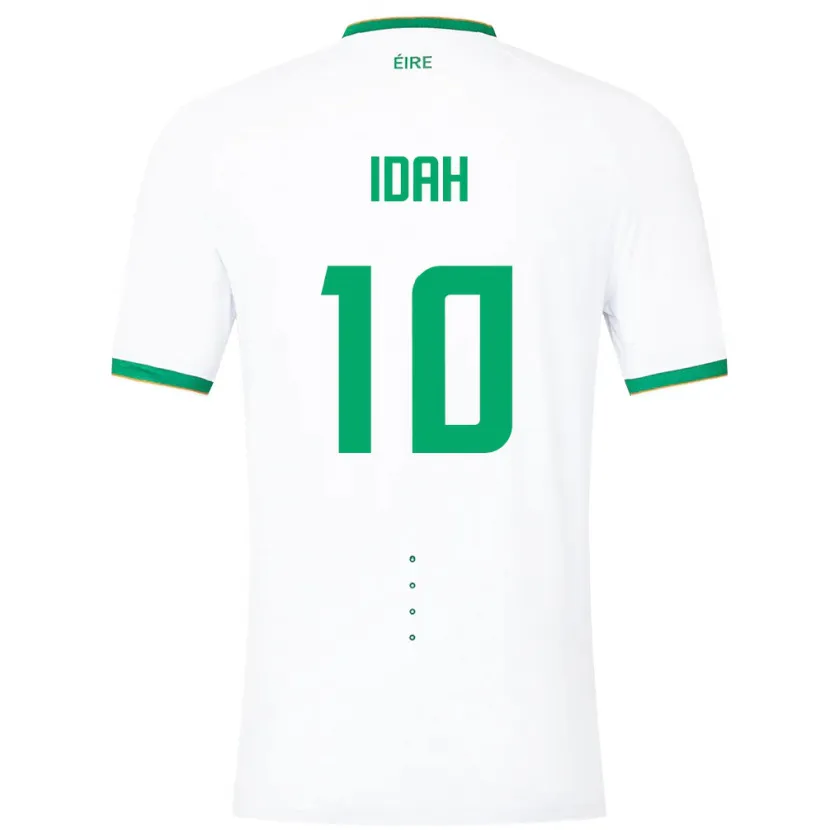 Danxen Men Ireland Adam Idah #10 White Away Jersey 24-26 T-Shirt