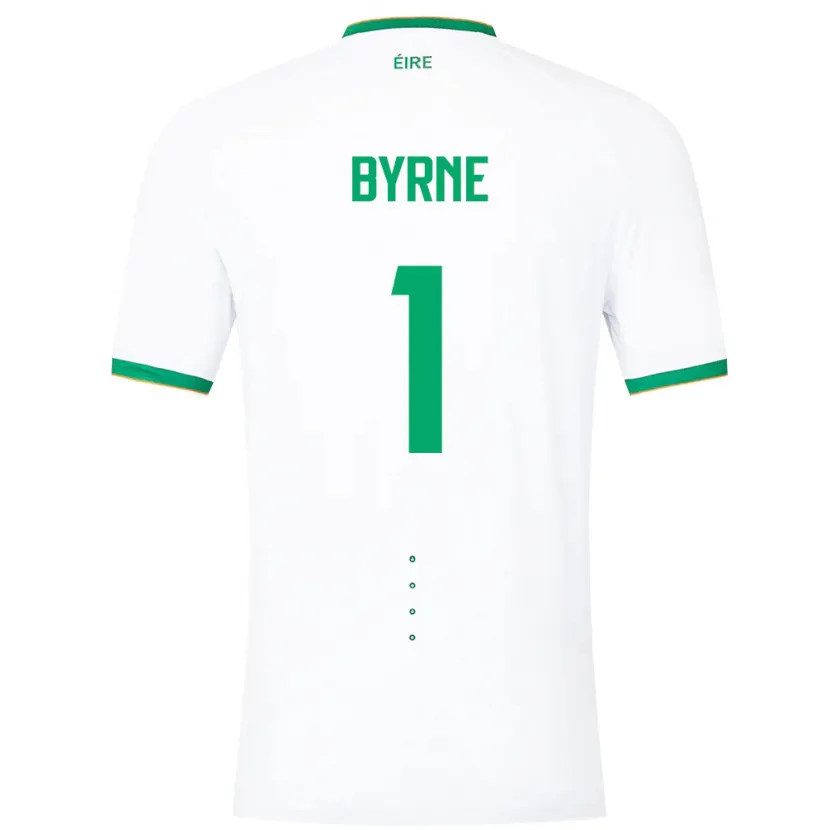 Danxen Men Ireland Reece Byrne #1 White Away Jersey 24-26 T-Shirt