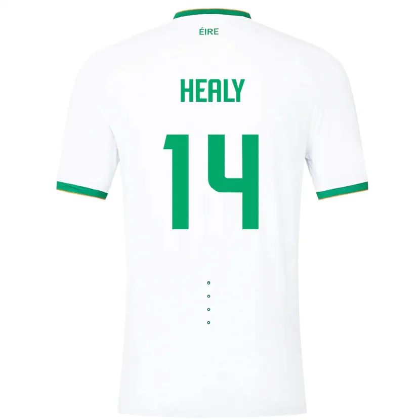 Danxen Men Ireland Freya Healy #14 White Away Jersey 24-26 T-Shirt