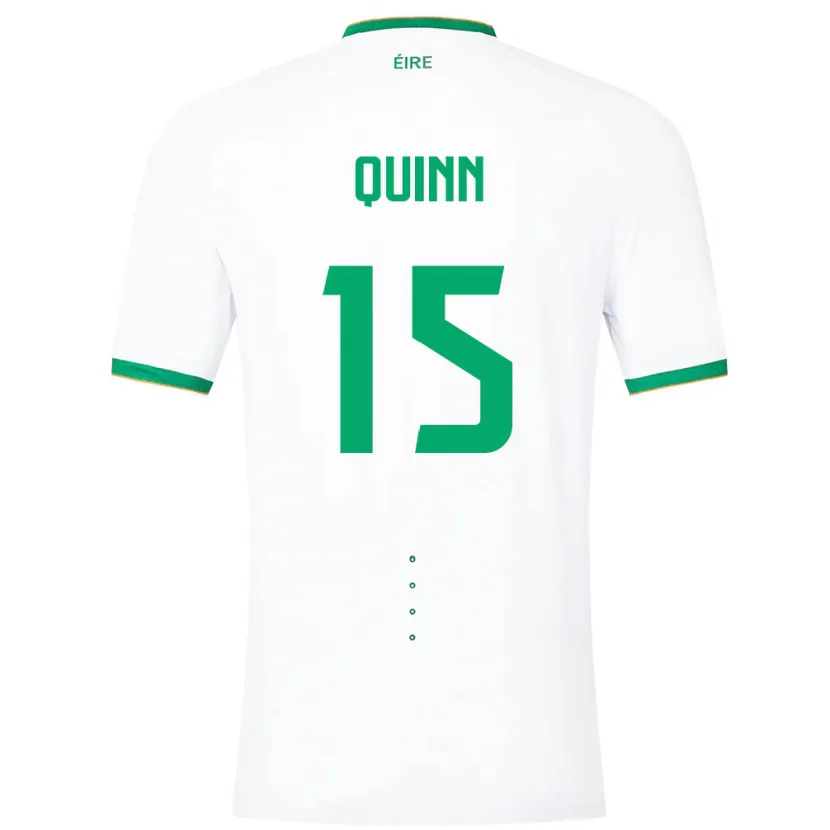 Danxen Men Ireland Lucy Quinn #15 White Away Jersey 24-26 T-Shirt