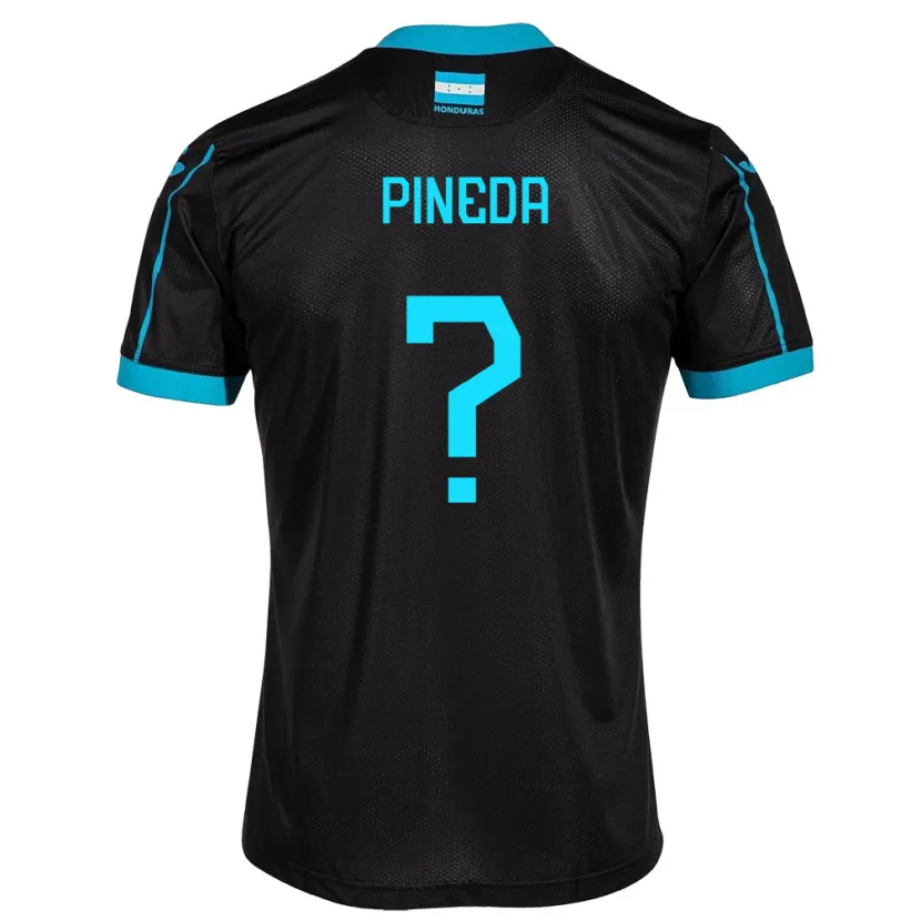 Danxen Men Honduras Marcela Pineda #0 Black Away Jersey 24-26 T-Shirt