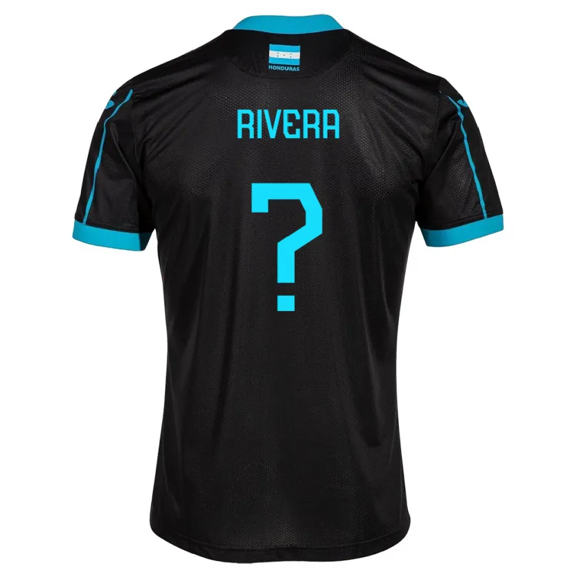 Danxen Men Honduras Carmen Rivera #0 Black Away Jersey 24-26 T-Shirt